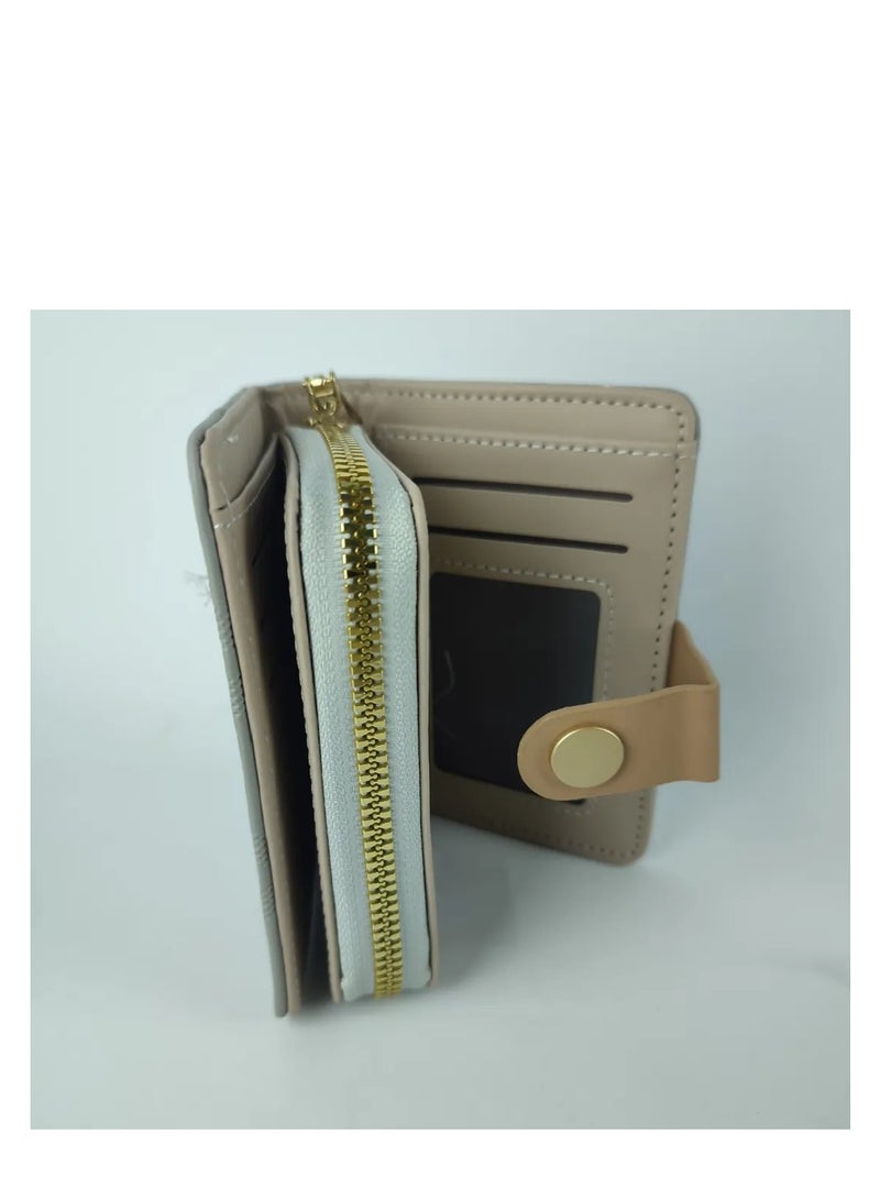 Grey leather women's wallet  - Image 5