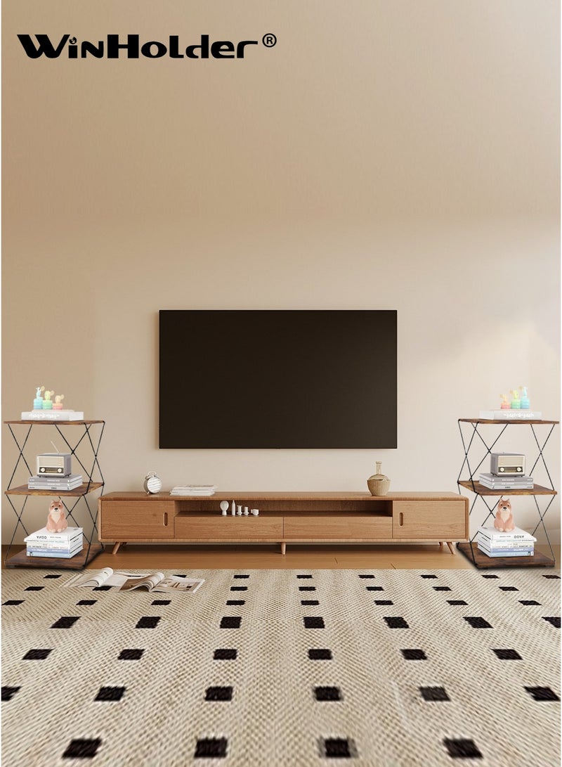 WinHolder Floor-Standing Bookshelf, Storage Rack for Living room, Suitable for Coffee table, bedside table, bookcase, 40*30*62.5 CM - Image 4