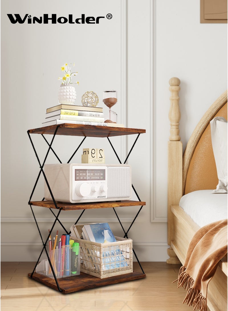 WinHolder Floor-Standing Bookshelf, Storage Rack for Living room, Suitable for Coffee table, bedside table, bookcase, 40*30*62.5 CM - Image 5