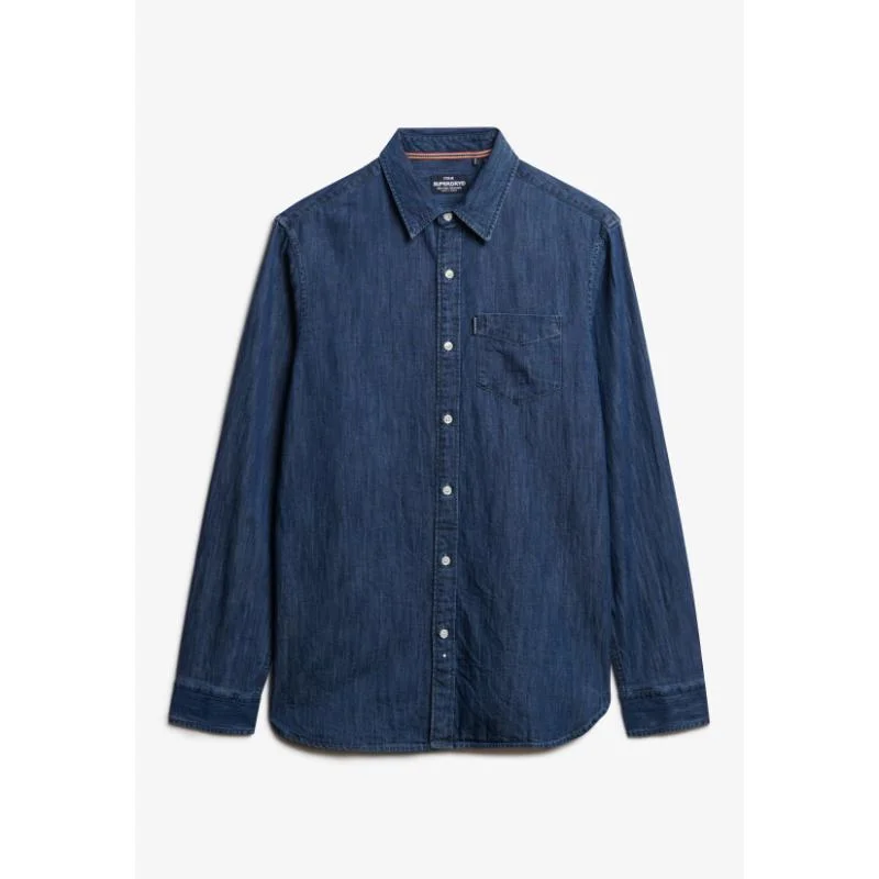 Essential Long Sleeve Denim Shirt