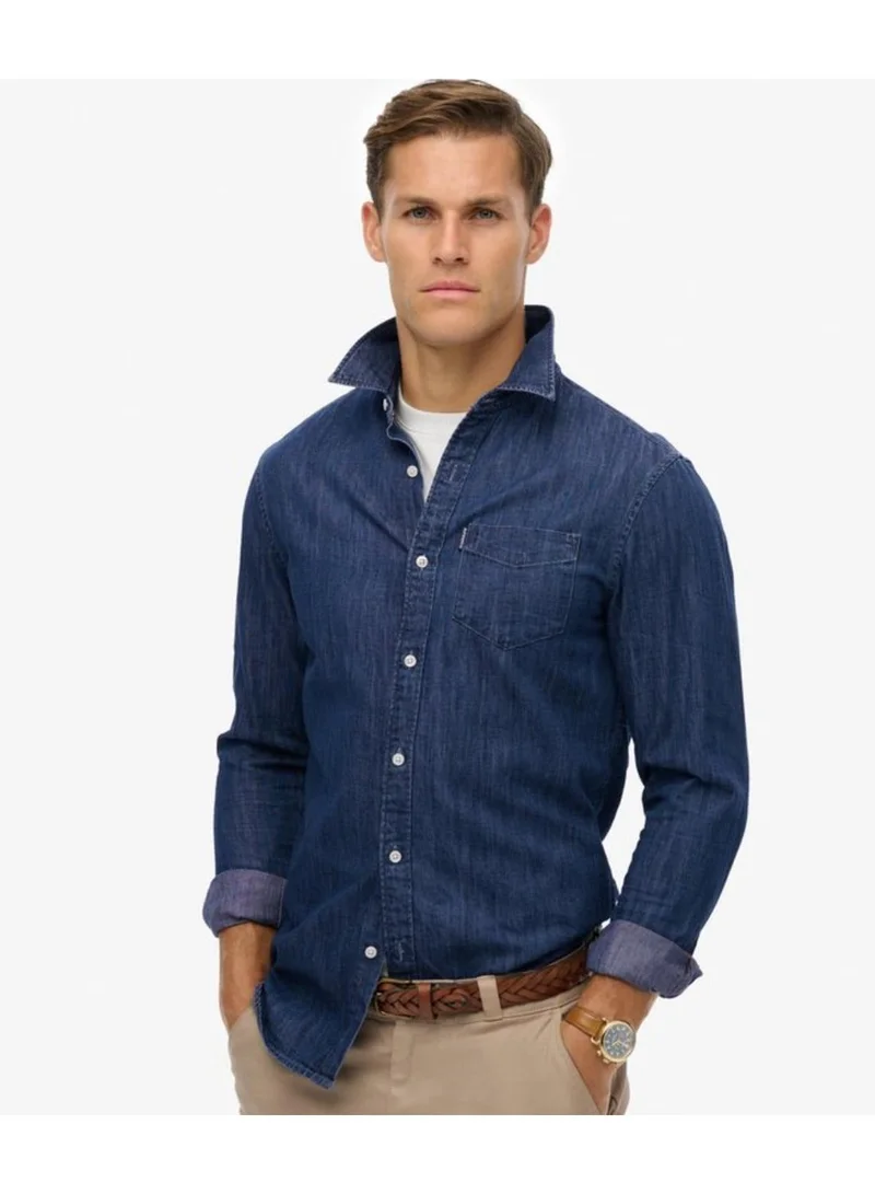 Essential Long Sleeve Denim Shirt