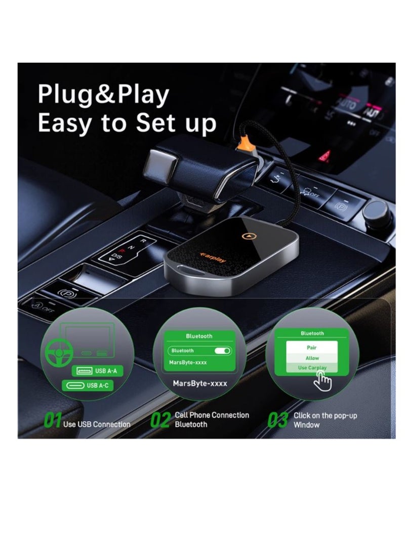 Mini Car Play Wireless Adapter Linux Car Play Dongle BT5.0  - Image 4