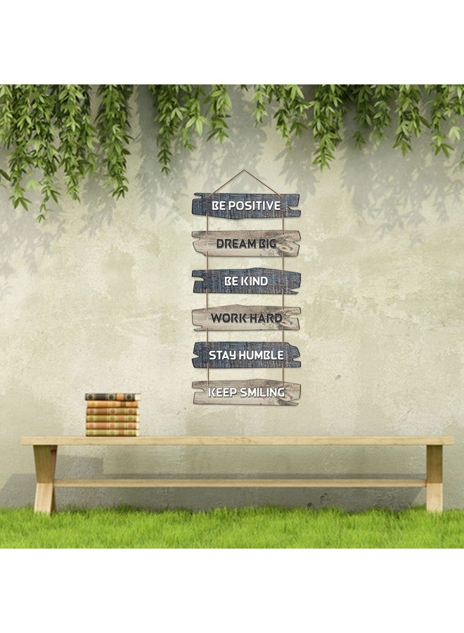 آرتفيب قطعة ديكور حائط خشبية من Artvibes لغرفة المعيشة | غرفة النوم | ديكور المنزل | هدايا | قطعة ديكور مقتبسة | لوحة فنية للحائط للقاعة | مجموعة من 6 قطع (WH_3231NN) - Image 2