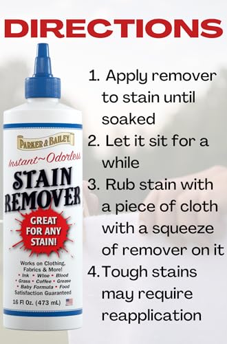 Parker Bailey Parker and Bailey Stain Remover- Blood Stain Remover for Carpet, Clothes, Sheets and Mattress - Garment and Fabric Laundry Stain Remover - 16oz - Image 3