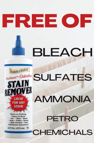 Parker Bailey Parker and Bailey Stain Remover- Blood Stain Remover for Carpet, Clothes, Sheets and Mattress - Garment and Fabric Laundry Stain Remover - 16oz - Image 5