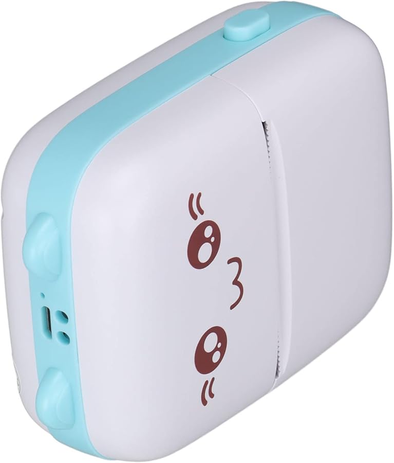 طابعة Fydun المحمولة لقائمة التسوق وطباعة الملصقات باللون الأزرق - Image 1