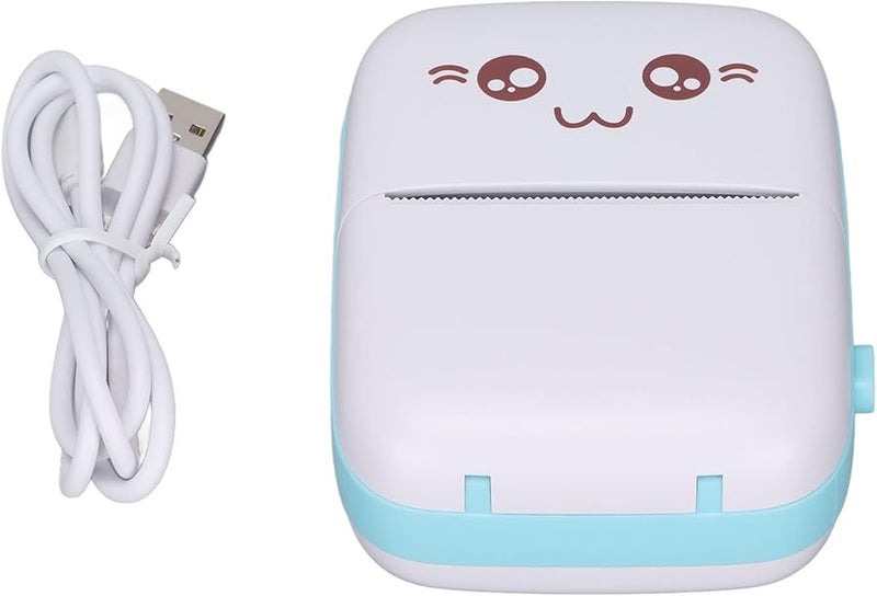 طابعة Fydun المحمولة لقائمة التسوق وطباعة الملصقات باللون الأزرق - Image 5