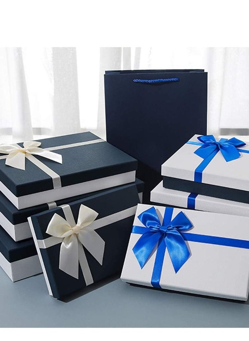 SYOSI Blue Ribbon, Solid Color Fastener Double Sided Ribbon, Large Ribbon for Car Bow Sewing Craft Gift Wrapping Wedding Party Decor, Opening Ceremony Kit Grand Opening Chair Sash Ornament (4" x 22 yd wide) - Image 4