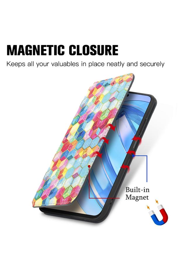 S-TOP Case For Honor X6a CaseNeo Colorful Magnetic Leather Phone Case - Image 4