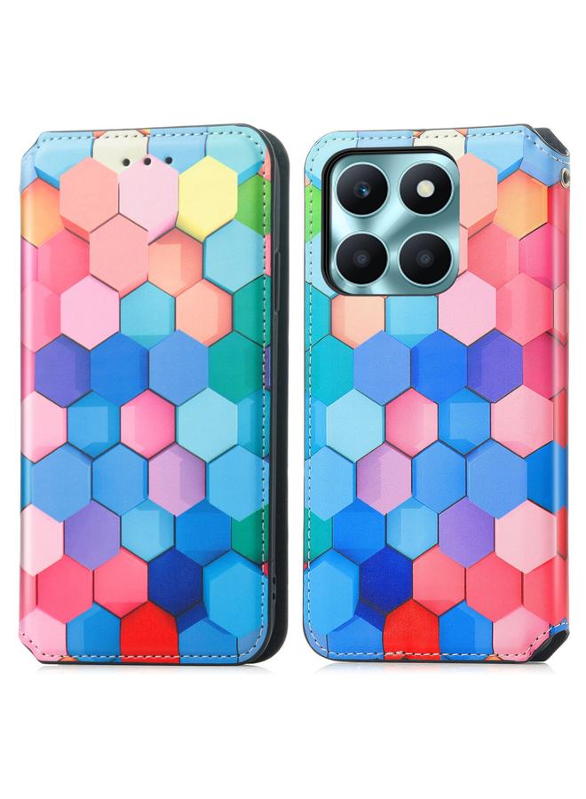 S-TOP Case For Honor X6a CaseNeo Colorful Magnetic Leather Phone Case - Image 2