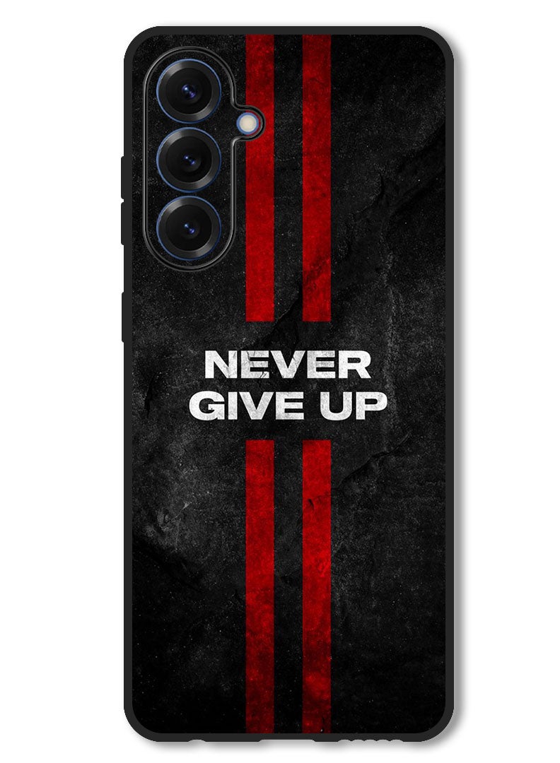 Theodor Case Compatible with Samsung Galaxy A56 Protection Shockproof Bumper Cover Never Give up stripes - Image 1