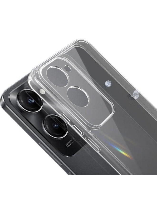 Kmaxai Ultra-thin Full Cover Tpu Transparent Phone Case For Vivo Y36c, Anti-scratch And Anti-drop, With Lens Protection - Image 2