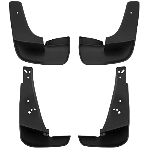 BOXI (مجموعة من 4) واقيات الطين لحماية السيارة تناسب تويوتا كورولا 2003 2004 2005 2006 2007 2008 سيدان غطاء الرفرف الأمامي والخلفي | لا تناسب XRS و S وتناسب فقط الطرازات من الجيل التاسع - Image 2