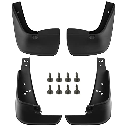 BOXI (مجموعة من 4) واقيات الطين لحماية السيارة تناسب تويوتا كورولا 2003 2004 2005 2006 2007 2008 سيدان غطاء الرفرف الأمامي والخلفي | لا تناسب XRS و S وتناسب فقط الطرازات من الجيل التاسع - Image 1