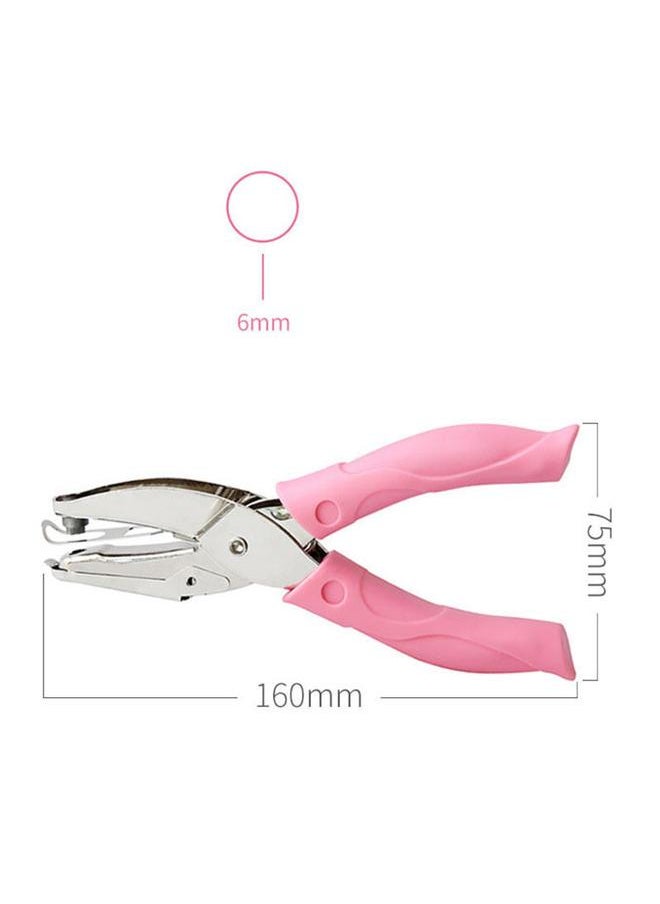 Thoraya - Small Single Hole Punch Comfortable Handle Compact Lightweight Handheld Hole Puncher for Home Office DIY 6mm Big Round Hole - Image 1