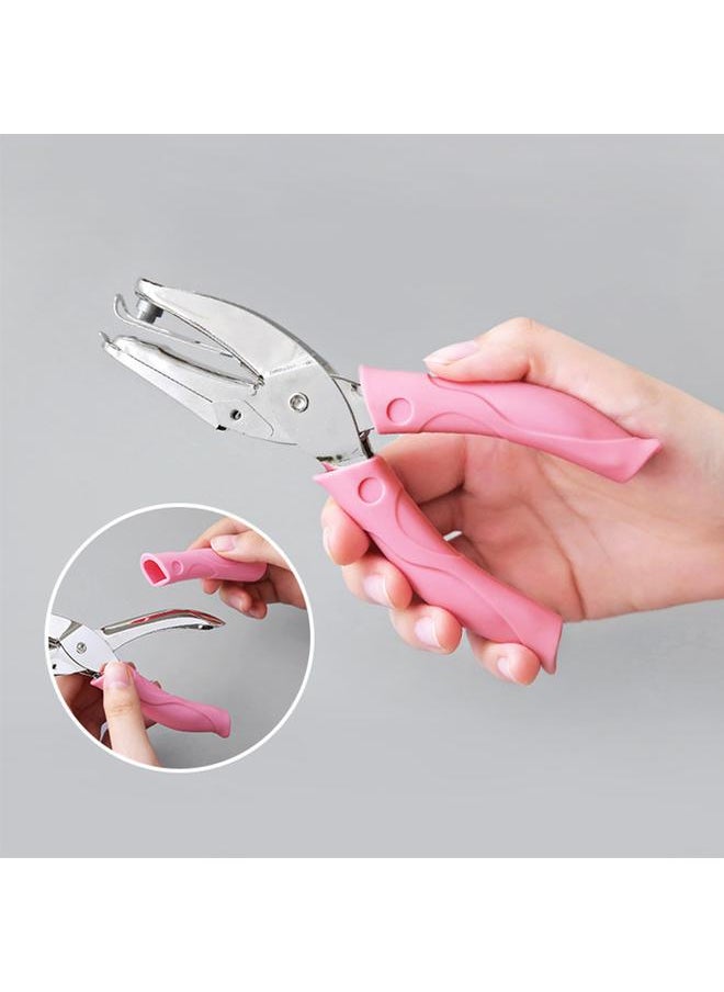 Thoraya - Small Single Hole Punch Comfortable Handle Compact Lightweight Handheld Hole Puncher for Home Office DIY 6mm Big Round Hole - Image 1