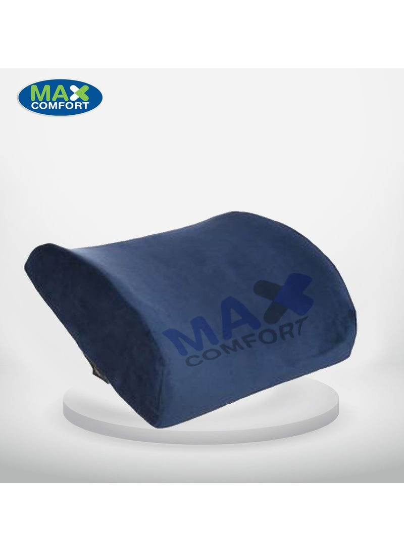 HT Medical Max Comfort Lumbar Medical Foam Back Cushion Medical Backrest (Blue)  - Image 1
