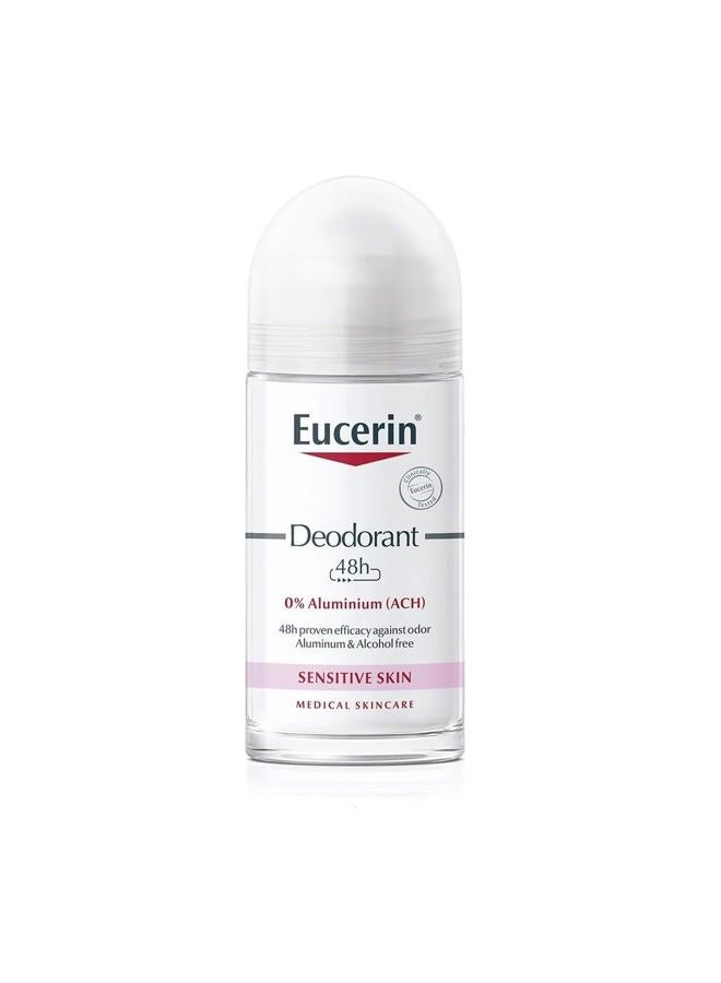 Eucerin Deodorant 48h Roll-on für empfindliche Haut, 50 ml Solution
