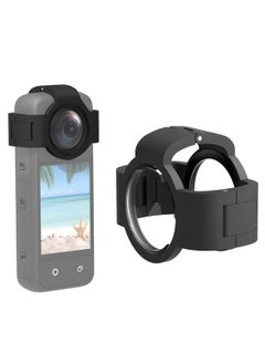 KASTWAVE Lens Guards for Insta360 X3, Transparent Protective Case for Insta 360 ONE X3 Panoramic Action Camera Accessory  - Image 1