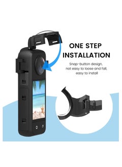 KASTWAVE Lens Guards for Insta360 X3, Transparent Protective Case for Insta 360 ONE X3 Panoramic Action Camera Accessory  - Image 4