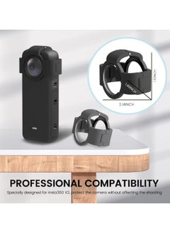 KASTWAVE Lens Guards for Insta360 X3, Transparent Protective Case for Insta 360 ONE X3 Panoramic Action Camera Accessory  - Image 2