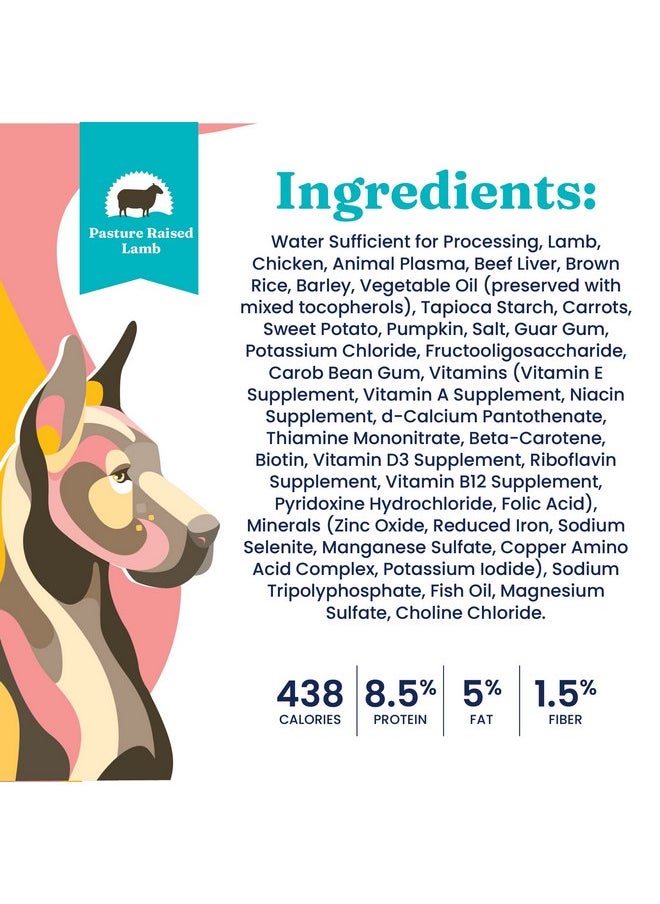 solid gold - Solid Gold Canned Dog Food for Adult & Senior Dogs - Nutrientboost Hund-N-Flocken Made with Real Lamb and Healthy Whole Grains - High Calorie, High Protein Wet Dog Food - 6ct/12.5oz Cans - Image 1