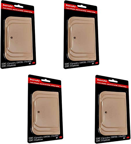3M Bondo 357 Plastic Spreaders 3 Piece, 4 Pack - Image 3