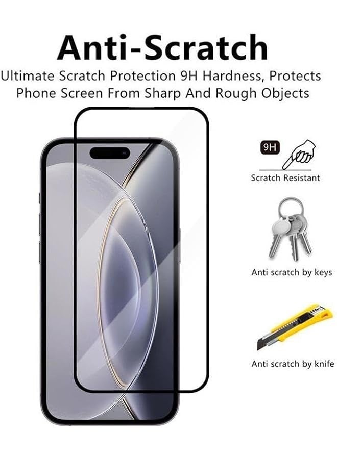 PROMASS iPhone 15 Screen Protector - Premium Full Glue Edge-to-Edge Tempered Glass (2023) - Image 2