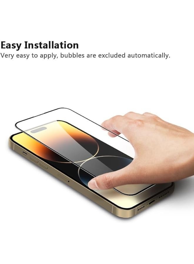 PROMASS iPhone 15 Screen Protector - Premium Full Glue Edge-to-Edge Tempered Glass (2023) - Image 3