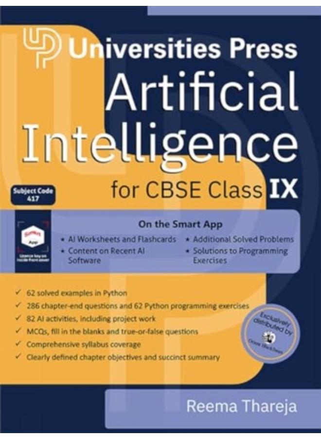 Artificial Intelligence for CBSE Class IX. 
