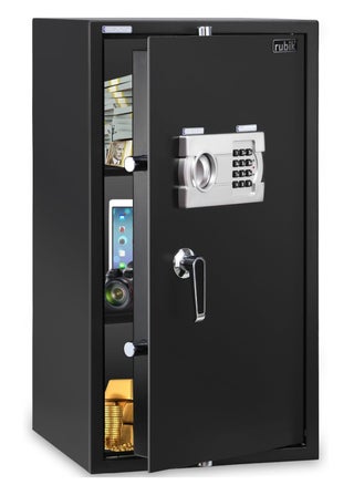 Safe Box Large with Digital Keypad and Key Lock, Security Locker for Money Files folder Documents Jewelry Home Office RB75EG (Size 75x40x40cm) Black - pzsku/Z5447035F9D6A38217B2DZ/45/1741180928/ffbb3f99-8410-4170-99cb-5c2d57989fb6