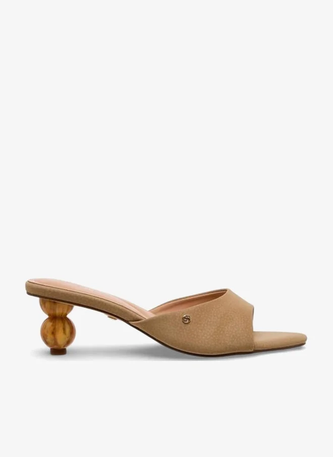Celeste Women Stylised Spherical Heel Sandals
