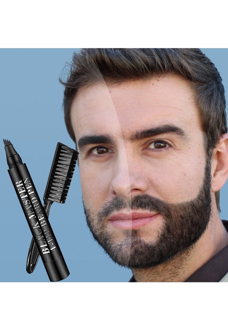 GUANJING Men Beard Pen Beard Care Beard Filler Pen  - Image 2