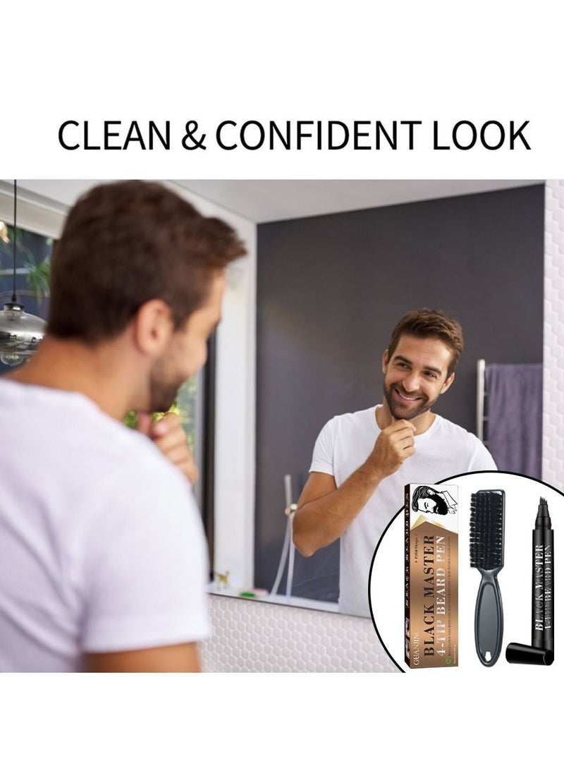 GUANJING Men Beard Pen Beard Care Beard Filler Pen  - Image 3