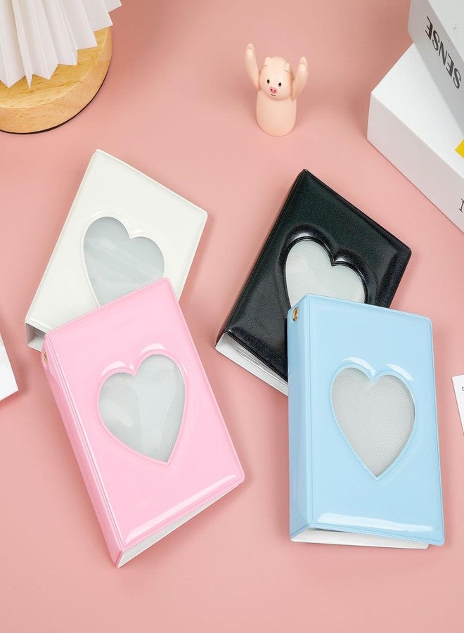 MaehSab 3 Inch Mini Photo Album Set of 3, MaehSab Small Kpop Photocard Binder Album, Kpop Photocard Holder Book, Photocard ID Holder, Black,Green,Blue - Image 4