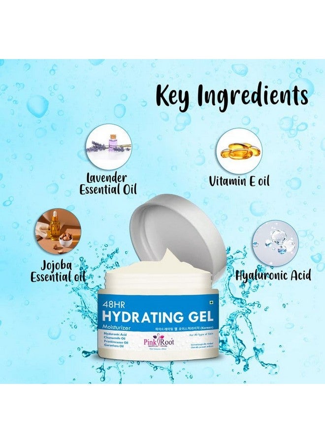 Pink Root Hydrating Gel Help to Improve Skin Elasticity, Firmness, and Suppleness Without Clogging Pores (50ml) - Image 2