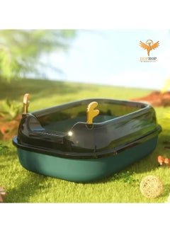 HOPHOP Convenient Open Design Cat Litter Box with Removable Spoon for Easy Cleaning  - Image 4