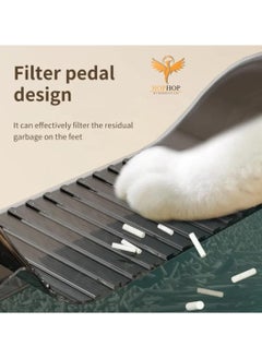HOPHOP Convenient Open Design Cat Litter Box with Removable Spoon for Easy Cleaning  - Image 5
