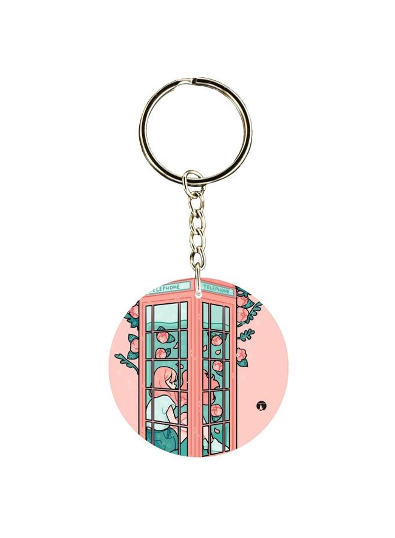 RKN Cartoon Character Printed Keychain