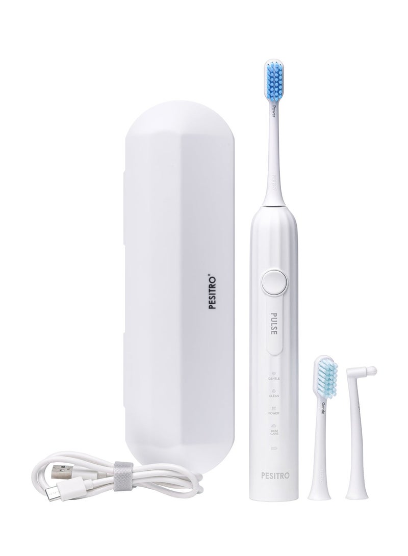 PESITRO Pulse Sonic Electric Toothbrush + ANGLE Interdental Brush Mix Pack | Complete Oral Care Bundle for Deep Cleaning & Healthy Gums - Image 2