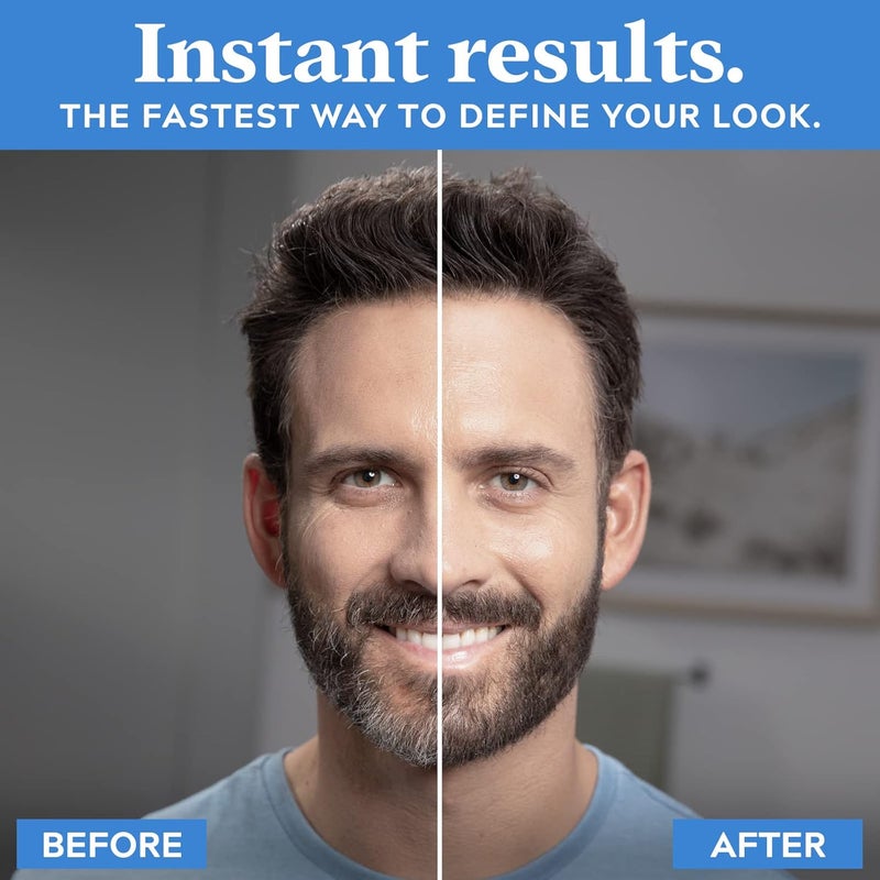 Just for Men 1-Day Beard & Brow Color, Temporary Color for Beard and Eyebrows, For a Fuller, Well-Defined Look, Up to 30 Applications, Dark Brown - Image 1
