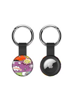Airtag Case Metal Key Ring with Tough Case for Apple Airtag cover - Comic Strip