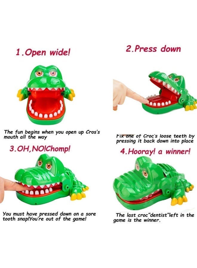 ADDO Crocodile Dentist Bite Finger Game for Kids Ages 4+ – Interactive Family Party Board Game, Travel-Friendly, No Batteries, Eid & Birthday Gift -313-10140-B - Image 5