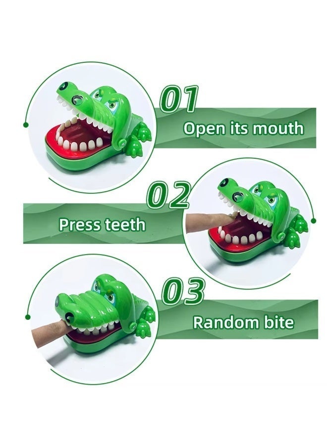 ADDO Crocodile Dentist Bite Finger Game for Kids Ages 4+ – Interactive Family Party Board Game, Travel-Friendly, No Batteries, Eid & Birthday Gift -313-10140-B - Image 4