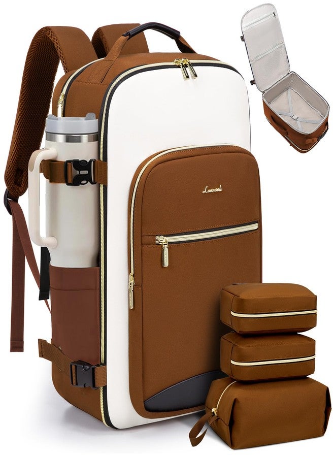 LOVEVOOK 40L Large Travel Backpack for Women, 17 Inch Carry on Backpack for Traveling on Airplane - Image 1