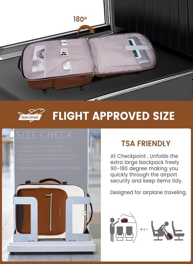 LOVEVOOK 40L Large Travel Backpack for Women, 17 Inch Carry on Backpack for Traveling on Airplane - Image 2