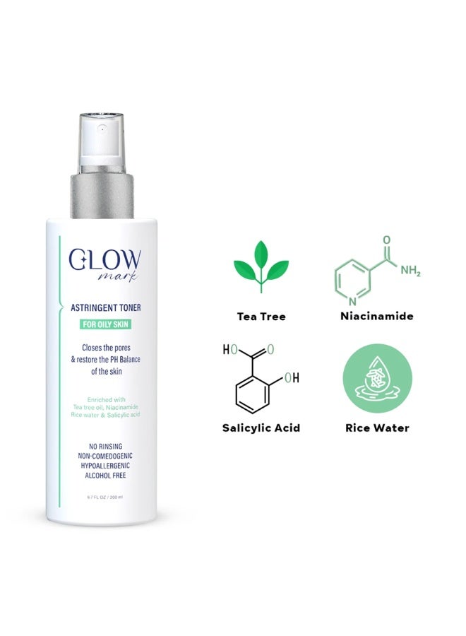 جلو تونر قابض للبشرة الدهنية - 200 مل - Image 3