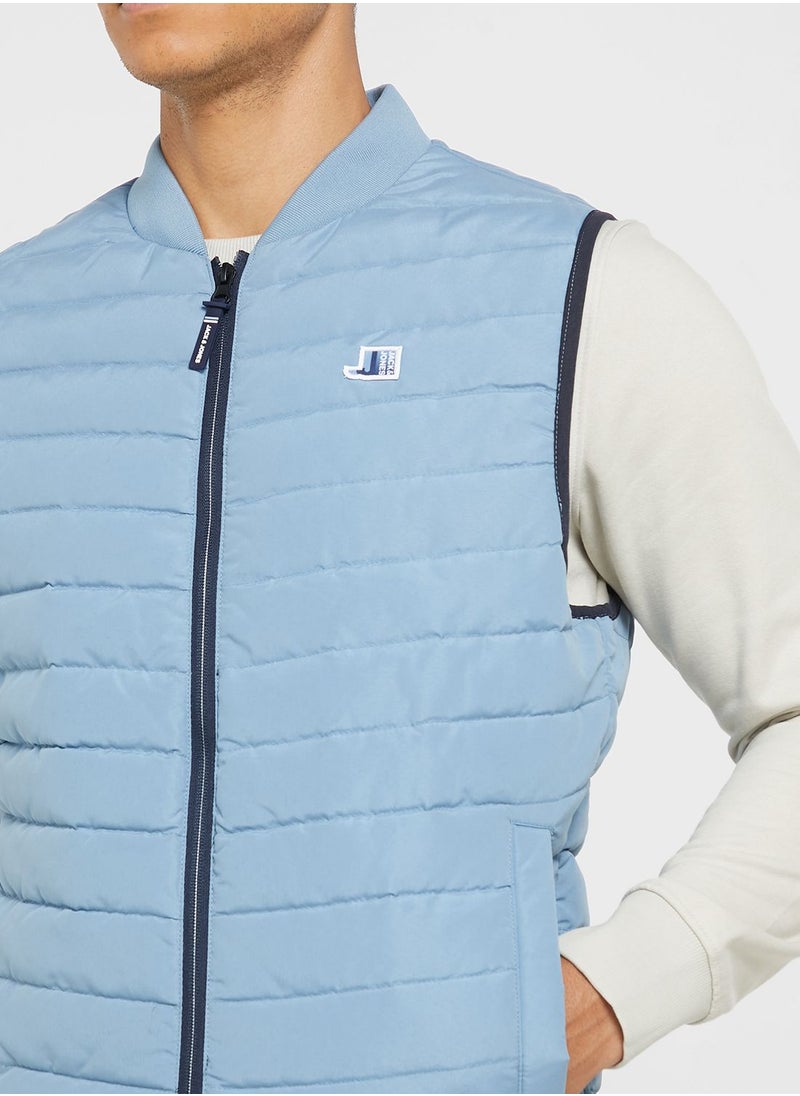 JACK & JONES - Logo Zip Detail Jacket - Image 1