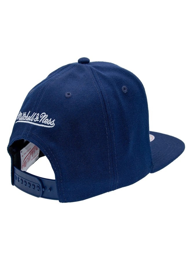 Mitchell & Ness Minnesota Timberwolves Team Ground 2.0 Snapback Hat Cap - Navy - Image 3