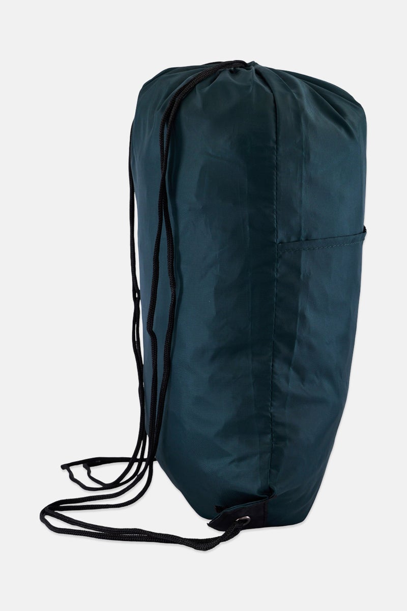 Ellesse Men Brand Logo Drawstring Backpack, Dark Green - Image 2